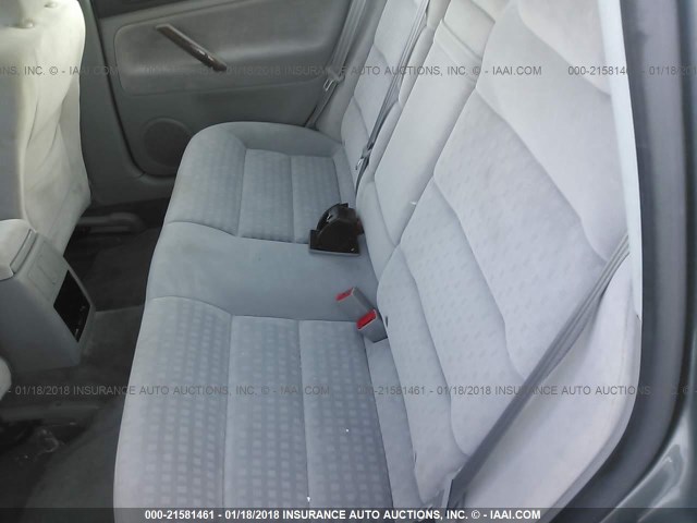 WVWPH63BX3P387725 - 2003 VOLKSWAGEN PASSAT GLS GRAY photo 8