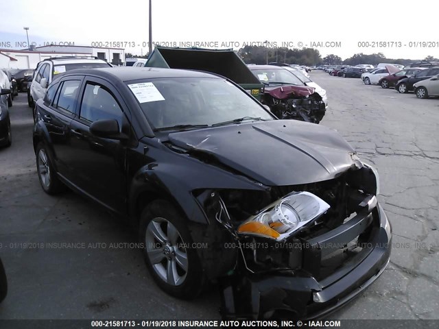 1B3CB3HA1AD672134 - 2010 DODGE CALIBER MAINSTREET GRAY photo 1