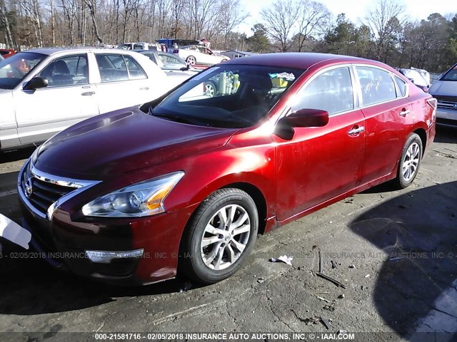 1N4AL3AP8EC404359 - 2014 NISSAN ALTIMA 2.5/S/SV/SL RED photo 2