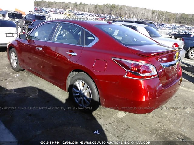 1N4AL3AP8EC404359 - 2014 NISSAN ALTIMA 2.5/S/SV/SL RED photo 3