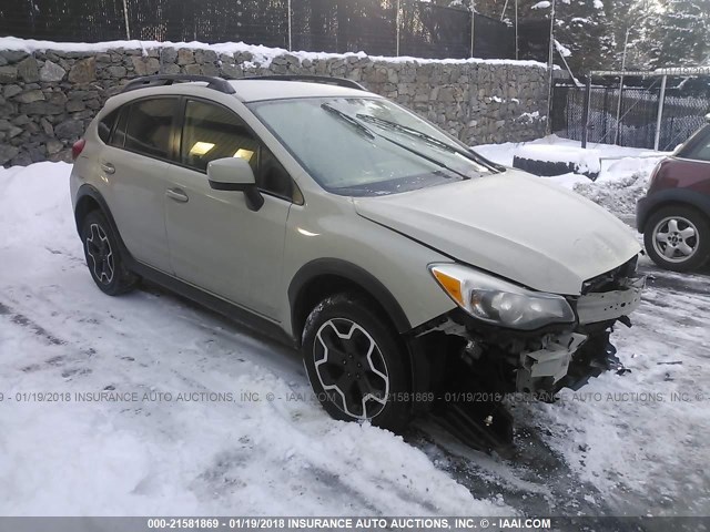 JF2GPACC2E8297787 - 2014 SUBARU XV CROSSTREK 2.0 PREMIUM BEIGE photo 1