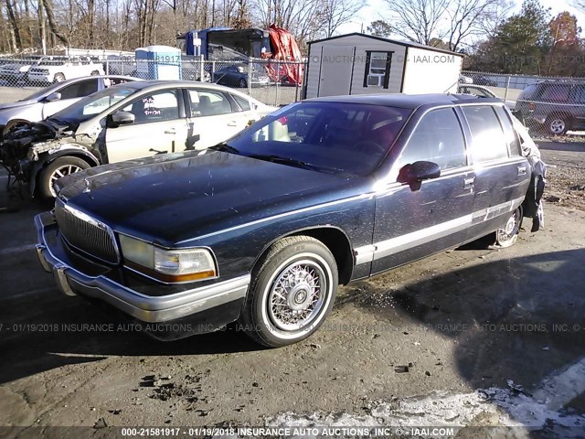 1G4BT5378NR453514 - 1992 BUICK ROADMASTER LIMITED BLACK photo 2