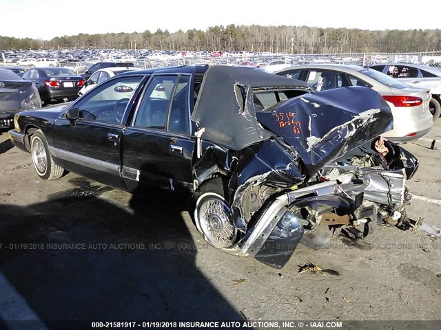 1G4BT5378NR453514 - 1992 BUICK ROADMASTER LIMITED BLACK photo 3