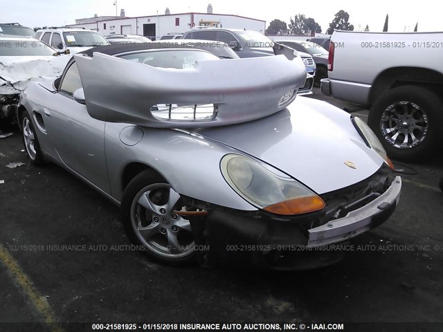 WP0CA29812U625632 - 2002 PORSCHE BOXSTER SILVER photo 1