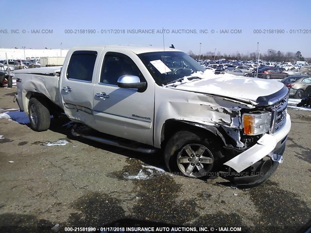 3GTP1VE05BG339353 - 2011 GMC SIERRA C1500 SLE WHITE photo 1