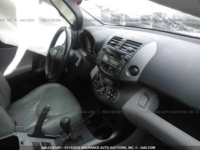 2T3DK4DV0BW049593 - 2011 TOYOTA RAV4 LIMITED SILVER photo 5