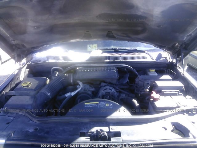 1J8HG48K06C252374 - 2006 JEEP COMMANDER BLACK photo 10