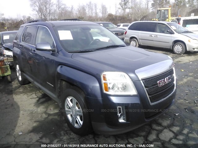 2GKALREK0E6291077 - 2014 GMC TERRAIN SLE BLUE photo 1