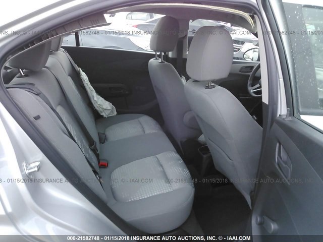 1G1JB5SH1H4171402 - 2017 CHEVROLET SONIC LS 银色 照片 8