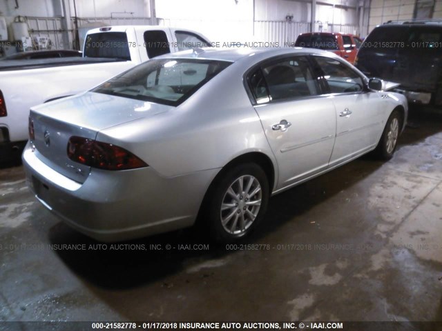 1G4HD57M89U129943 - 2009 BUICK LUCERNE CXL SILVER photo 4