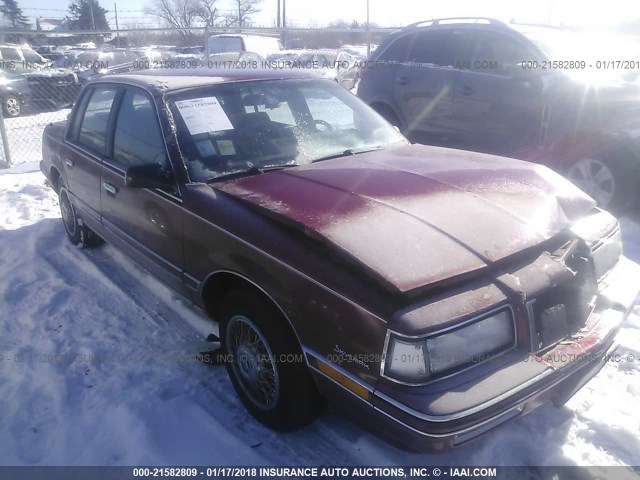 1G4NC54N2LM028732 - 1990 BUICK SKYLARK CUSTOM BURGUNDY photo 1