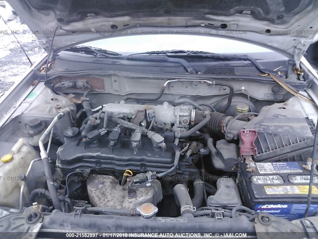 3N1CB51D55L508063 - 2005 NISSAN SENTRA 1.8/1.8S SILVER photo 10