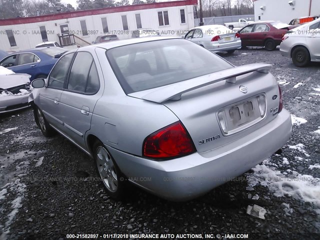 3N1CB51D55L508063 - 2005 NISSAN SENTRA 1.8/1.8S SILVER photo 3