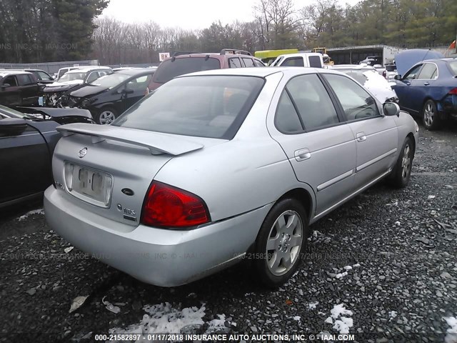 3N1CB51D55L508063 - 2005 NISSAN SENTRA 1.8/1.8S SILVER photo 4