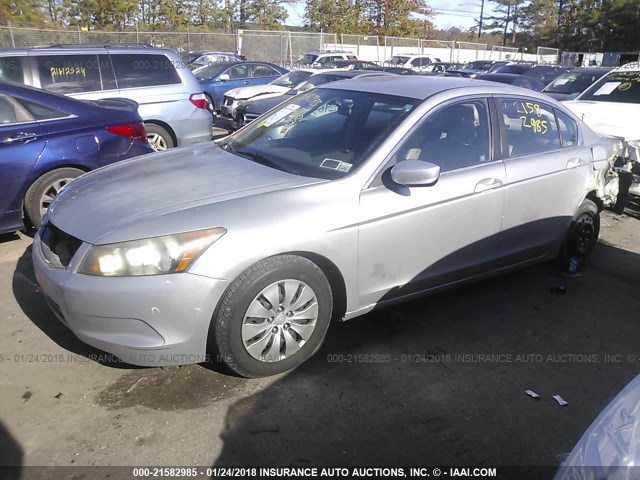 1HGCP26479A019961 - 2009 HONDA ACCORD LXP SILVER photo 2