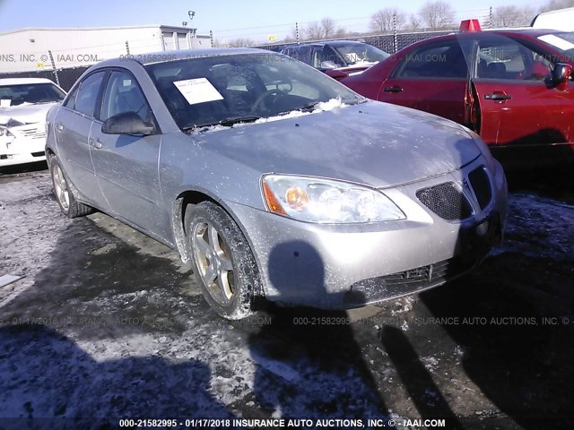 1G2ZG58N974197421 - 2007 PONTIAC G6 SE SILVER photo 1