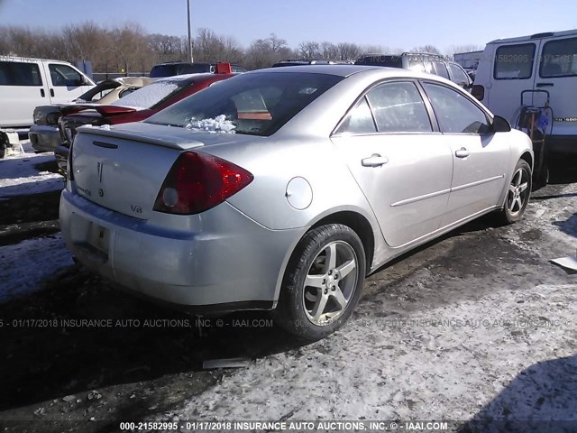 1G2ZG58N974197421 - 2007 PONTIAC G6 SE SILVER photo 4