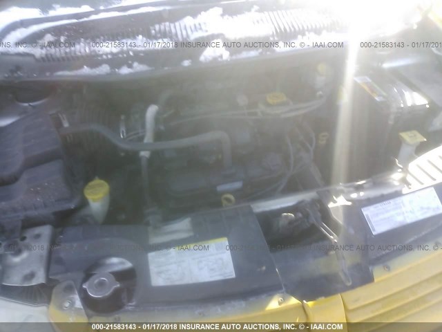 1D4GP24R07B124950 - 2007 DODGE GRAND CARAVAN SE YELLOW photo 10