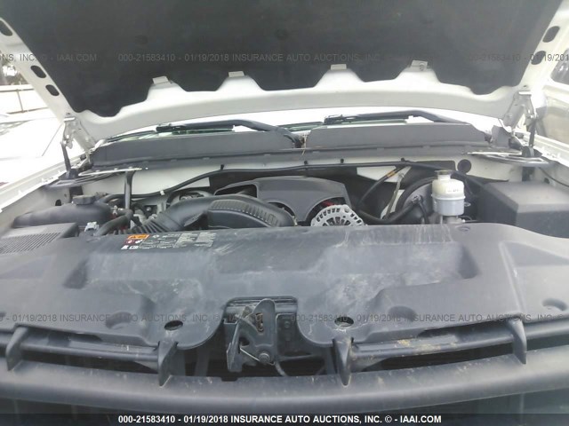 3GTP2VE39BG401151 - 2011 GMC SIERRA K1500 SLE WHITE photo 10