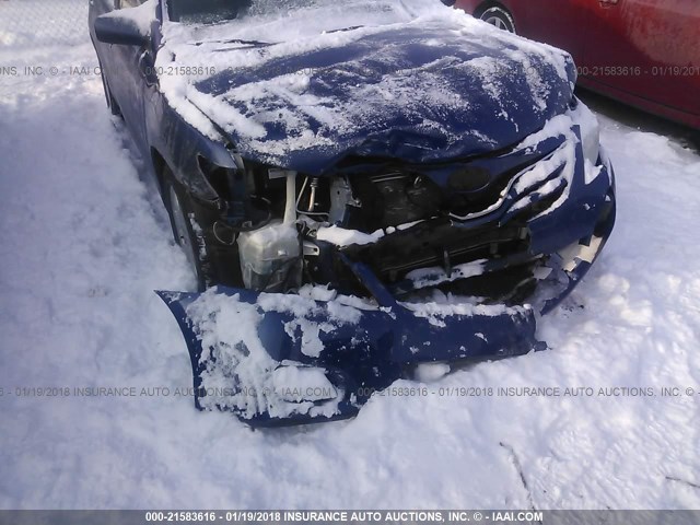 4T1BF3EK7BU582799 - 2011 TOYOTA CAMRY SE/LE/XLE 蓝色 照片 6