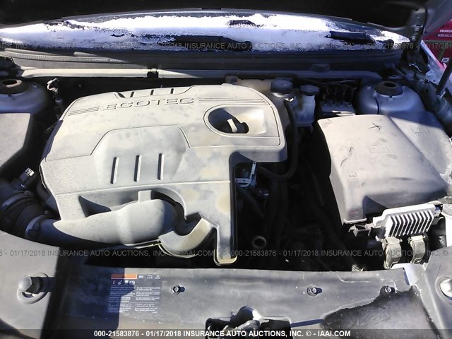 1G1ZC5EU4CF125830 - 2012 CHEVROLET MALIBU 1LT SILVER photo 10