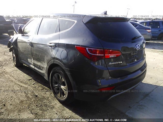 5XYZT3LB8GG340417 - 2016 HYUNDAI SANTA FE SPORT  GRAY photo 3