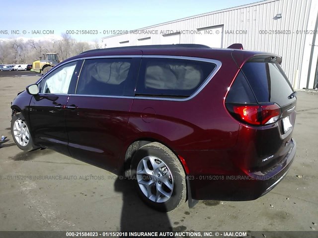 2C4RC1BG9HR788485 - 2017 CHRYSLER PACIFICA TOURING L RED photo 3