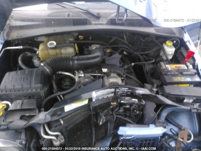 1J4GL48K35W573041 - 2005 JEEP LIBERTY SPORT 蓝色 照片 10