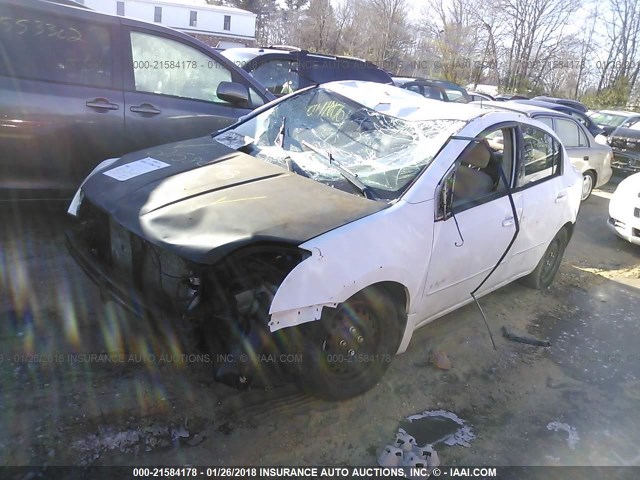 3N1AB61E57L713956 - 2007 NISSAN SENTRA 2.0/2.0S/2.0SL WHITE photo 2