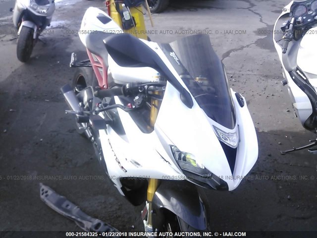 SMTA02YK0EJ609131 - 2014 TRIUMPH MOTORCYCLE DAYTONA 675/R WHITE photo 1