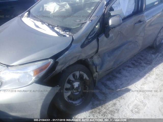 3N1CE2CP2EL373766 - 2014 NISSAN VERSA NOTE S/S PLUS/SV/SL SILVER photo 6