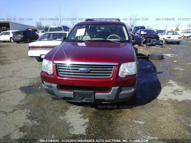 1FMEU62E06UA38282 - 2006 FORD EXPLORER XLS RED photo 6