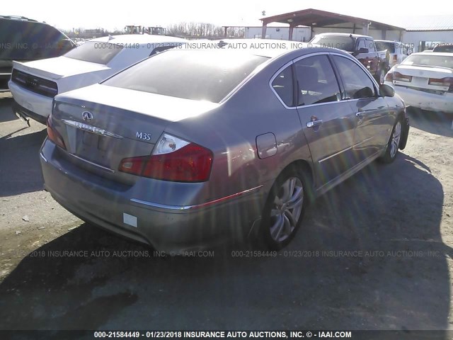 JNKAY01E58M600426 - 2008 INFINITI M35 SPORT GRAY photo 4