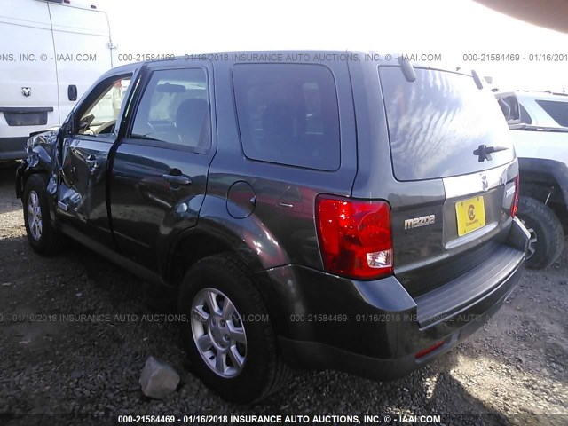 4F2CZ02Z58KM26216 - 2008 MAZDA TRIBUTE I GRAY photo 3