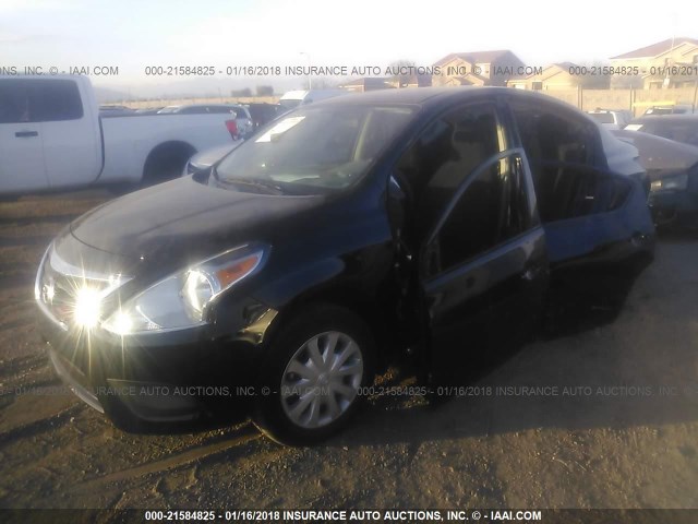 3N1CN7AP1GL907939 - 2016 NISSAN VERSA S/S PLUS/SV/SL BLACK photo 2