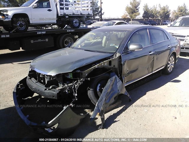 4T1BK3DB1BU381056 - 2011 TOYOTA AVALON LIMITED GREEN photo 2