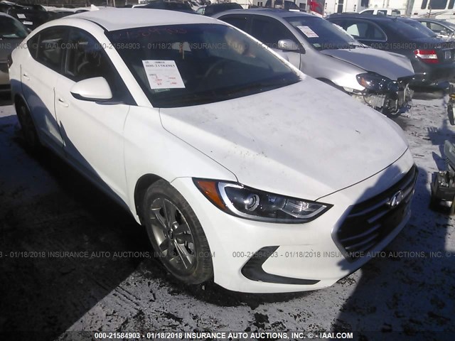 5NPD84LF9HH024605 - 2017 HYUNDAI ELANTRA SE/VALUE/LIMITED WHITE photo 1