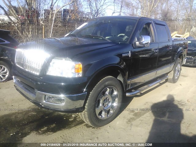 5LTPW18526FJ00817 - 2006 LINCOLN MARK LT BLACK photo 2