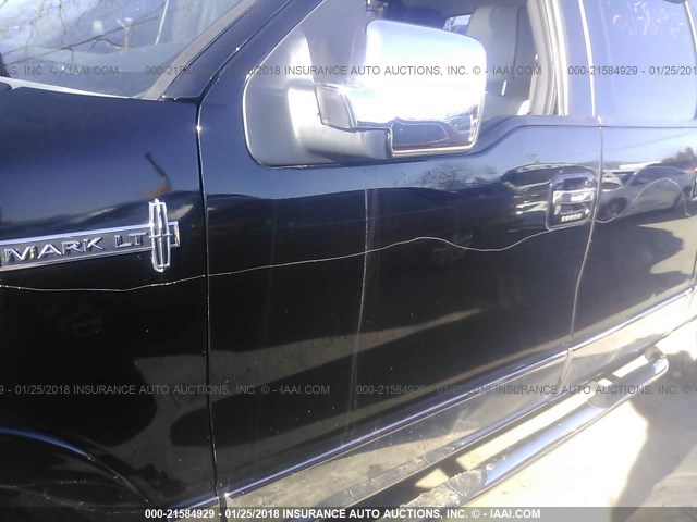 5LTPW18526FJ00817 - 2006 LINCOLN MARK LT BLACK photo 6