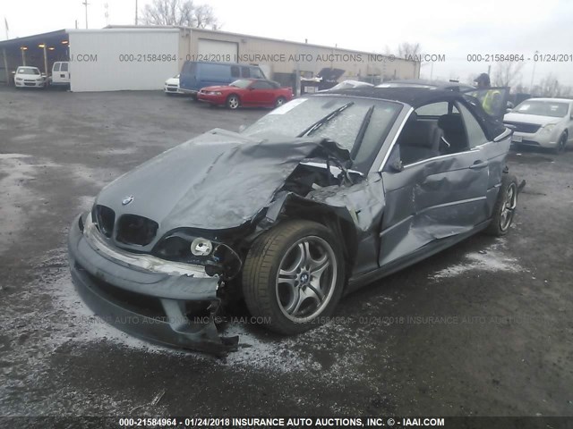 WBABW53465PL49016 - 2005 BMW 330 CI GRAY photo 2