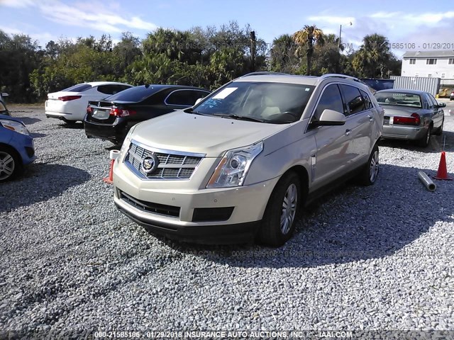 3GYFNAEY9AS620026 - 2010 CADILLAC SRX LUXURY COLLECTION GOLD photo 2