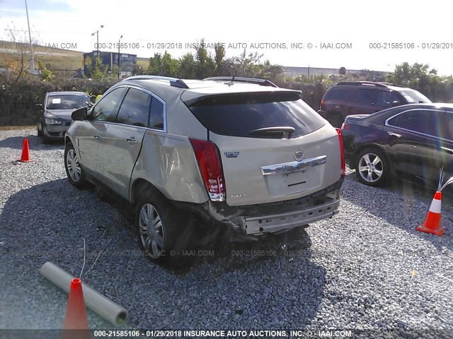 3GYFNAEY9AS620026 - 2010 CADILLAC SRX LUXURY COLLECTION GOLD photo 3