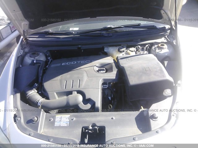 1G1ZH57B494229431 - 2009 CHEVROLET MALIBU 1LT Champagne photo 10