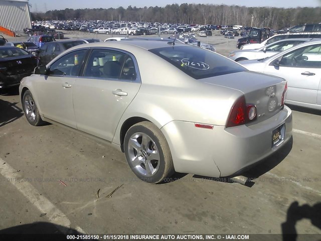 1G1ZH57B494229431 - 2009 CHEVROLET MALIBU 1LT Champagne photo 3