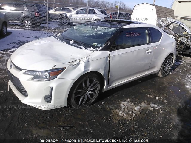 JTKJF5C71GJ015774 - 2016 TOYOTA SCION TC 白色 照片 2