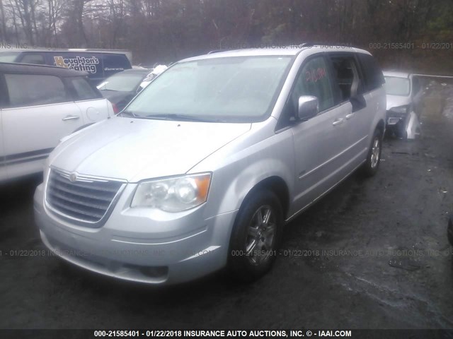 2A8HR54P58R720143 - 2008 CHRYSLER TOWN & COUNTRY TOURING SILVER photo 2
