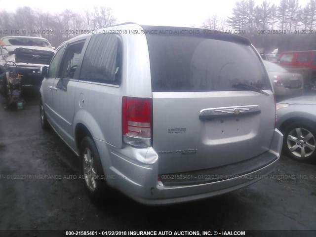 2A8HR54P58R720143 - 2008 CHRYSLER TOWN & COUNTRY TOURING SILVER photo 3