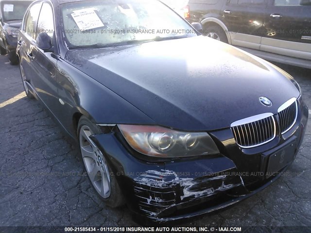 WBAVB73587PA86210 - 2007 BMW 335 I BLACK photo 6