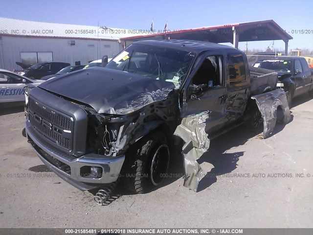 1FT7W2BT4CEA91023 - 2012 FORD F250 SUPER DUTY GRAY photo 2