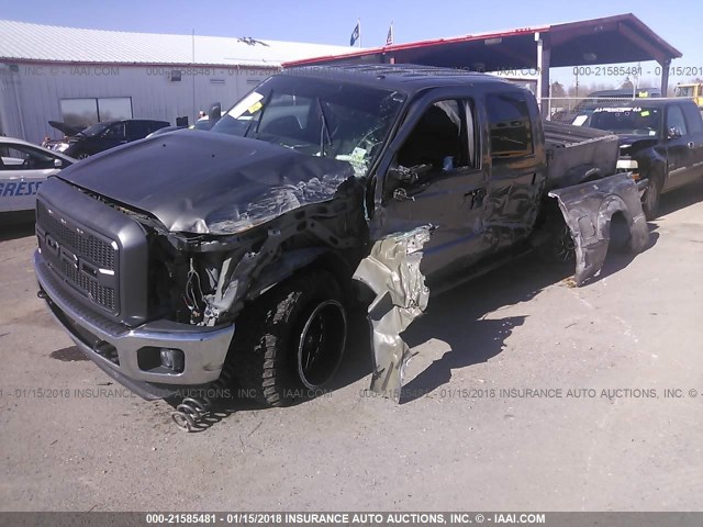 1FT7W2BT4CEA91023 - 2012 FORD F250 SUPER DUTY GRAY photo 6